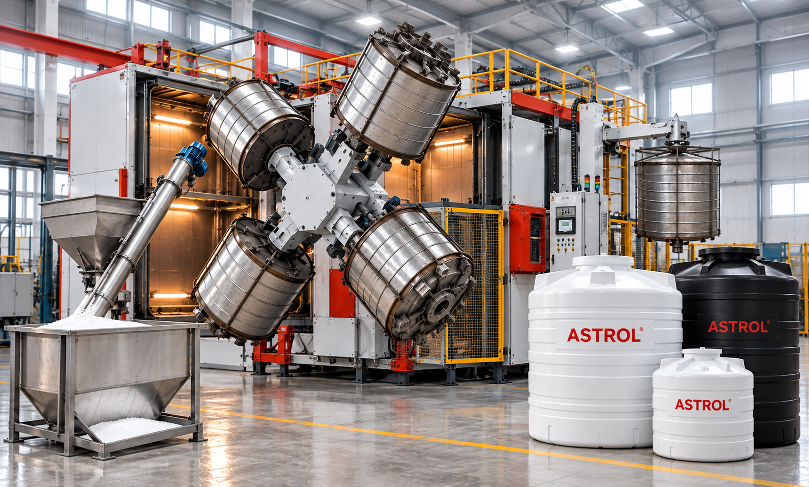 ASTROL Bi-Axial Rotational Moulding Process Showcase
